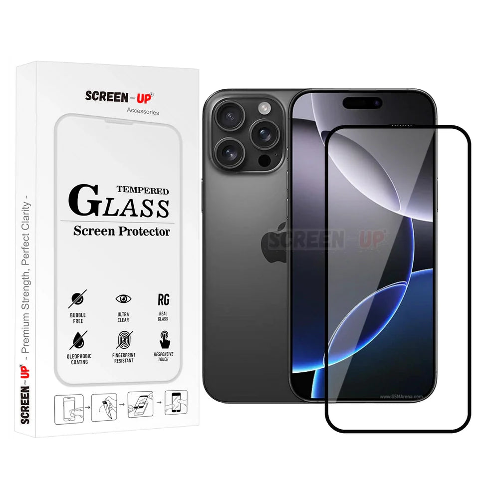 Apple iPhone 16 Pro Max Tempered Glass Screen Protector