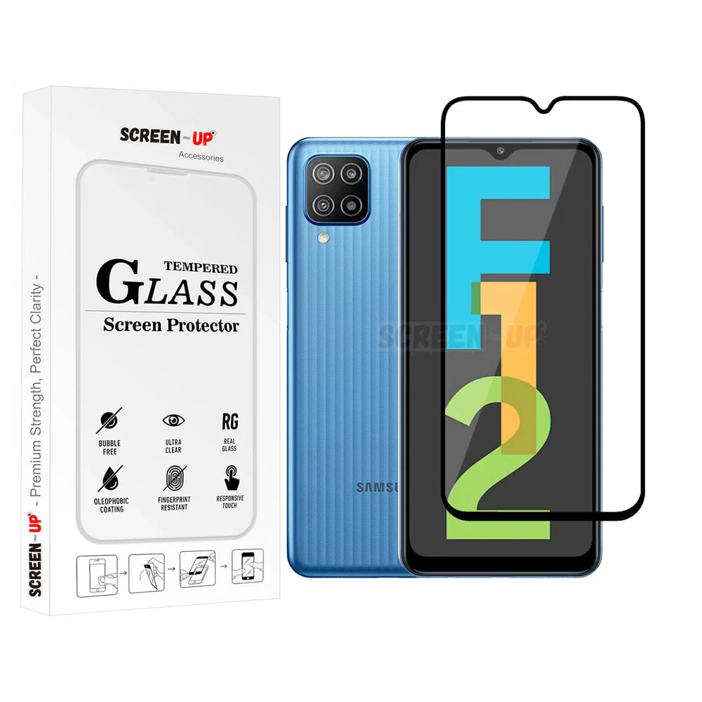 Samsung Galaxy F12 /Galaxy M12 Tempered Glass Screen Protector